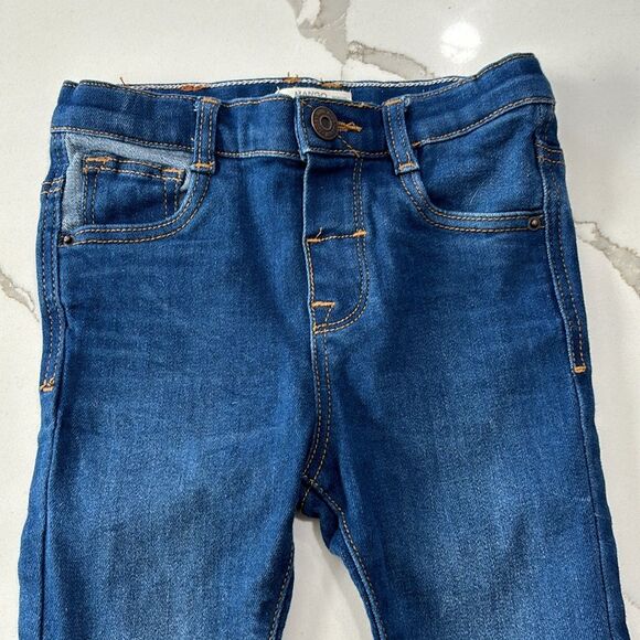 MANGO | Kids Baby Denim Skinny Blue Jeans 12-18 Months - Picture 2 of 9
